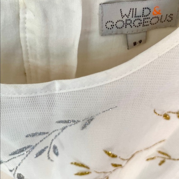 Wild & Gorgeous Girls Tulle Dress Size 8-9 - Picture 3 of 5